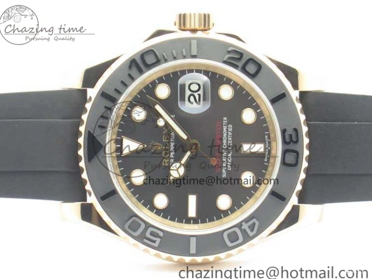 MiroTime 0404 Yacht-Master 116655 ARF 1:1 Best Edition Ceramic Bezel On Oysterflex Rubber Strap SH BestValue 3452